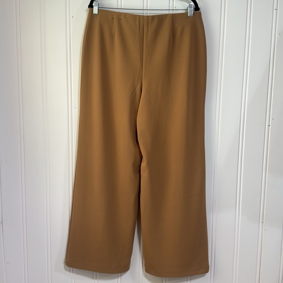 INC International Concepts Tan Wide Leg Studded pull on Pants Size Large - Picture 6 of 10